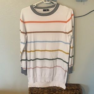 Mindy maes Striped long sleeve sweater